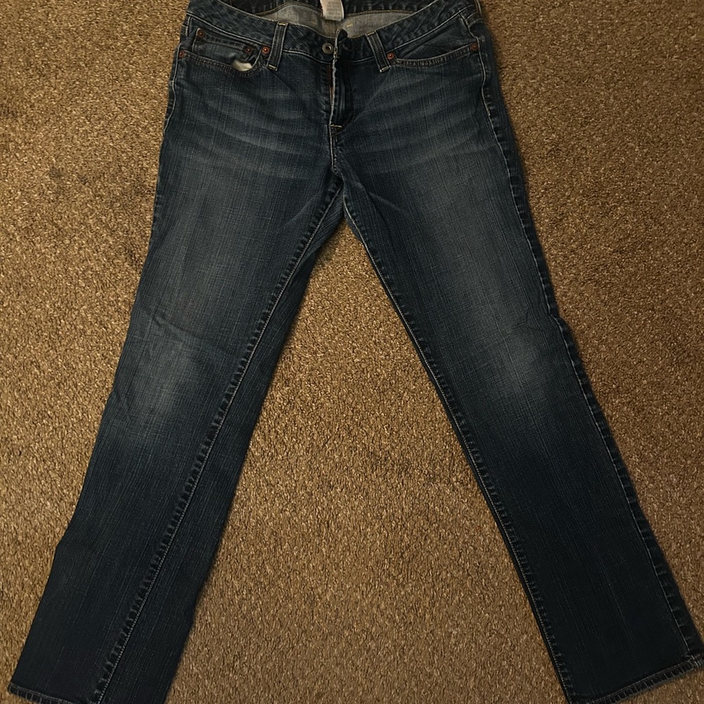 Lucky Brand Dark Blue Straight Leg Jeans